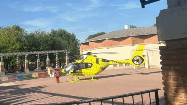 Evacuació en helicòp